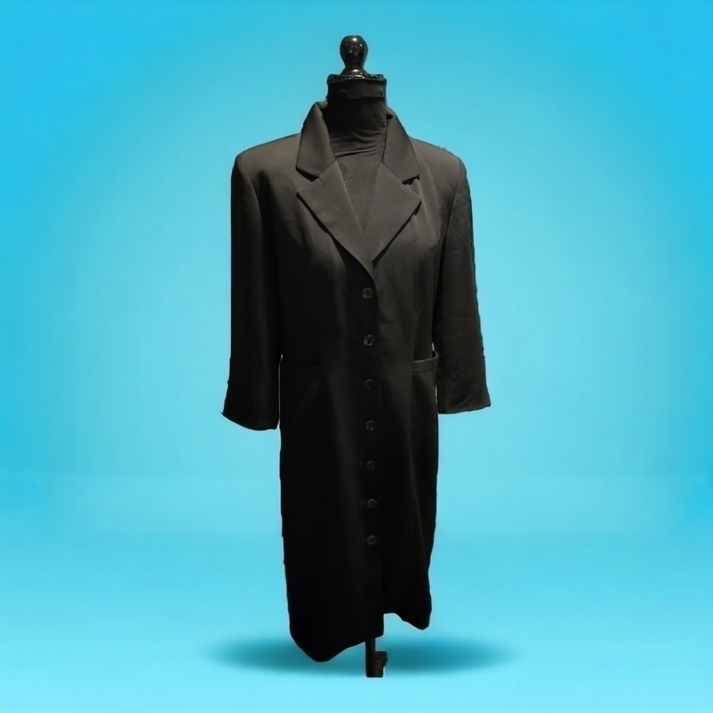 Harve Bernard by Bernard Holtzman Cardigan Overpiece Lightweight Womens sz 12